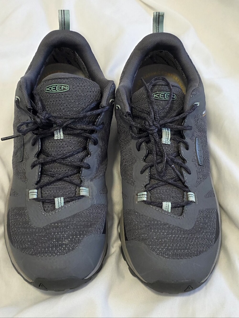 KEEN Terradora II Waterproof Hiking Shoes Grey Teal 10